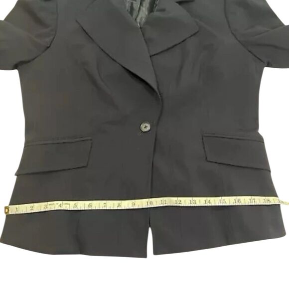 Worthington Works Navy Blazer Size 14 Stretch Career Lined Button Front - Picture 6 of 15